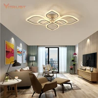 simple stylish led ceiling light acrylic ceiling lamp modern surface mount lighting fixture for bedroom living room ac110 240v