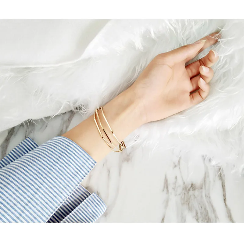 Браслеты Женские 2018 роскошные розовое золото серебро летние браслеты из