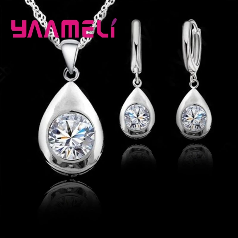 

Комплект из колье и серёг, из серебра 925 пробы