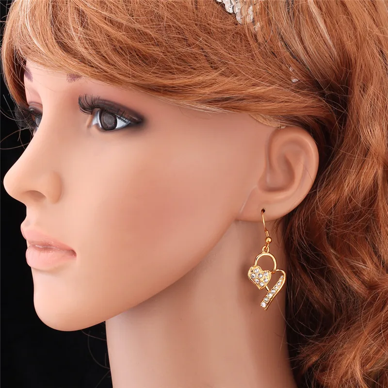 Kpop Свадебные Ювелирные наборы Висячие серьги Подвеска Ожерелье для женщин