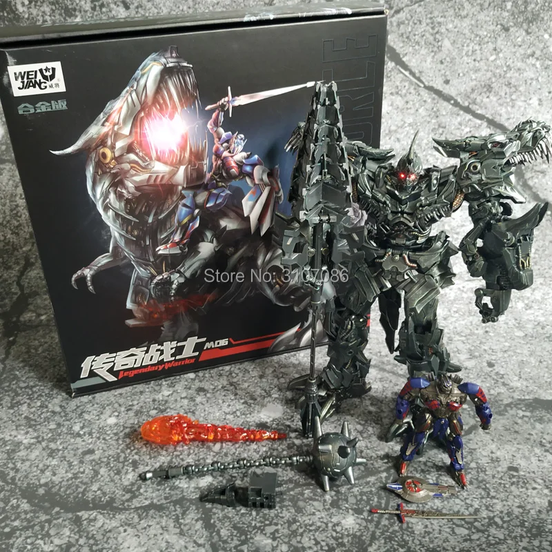 WJ трансформация Grimlock сплав фильм негабаритных увеличенный SS07 динозавр лидер древний фигурка ко игрушка с розничной коробкой