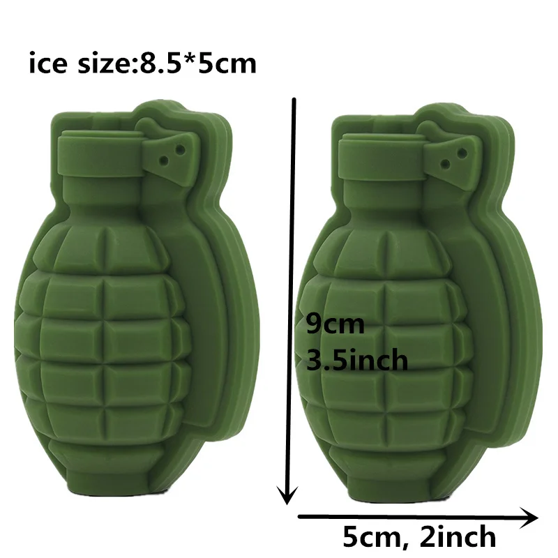 3D граната силиконовая форма для льда кубики льда|silicone ice cube mold|molde siliconeice mold silicone |