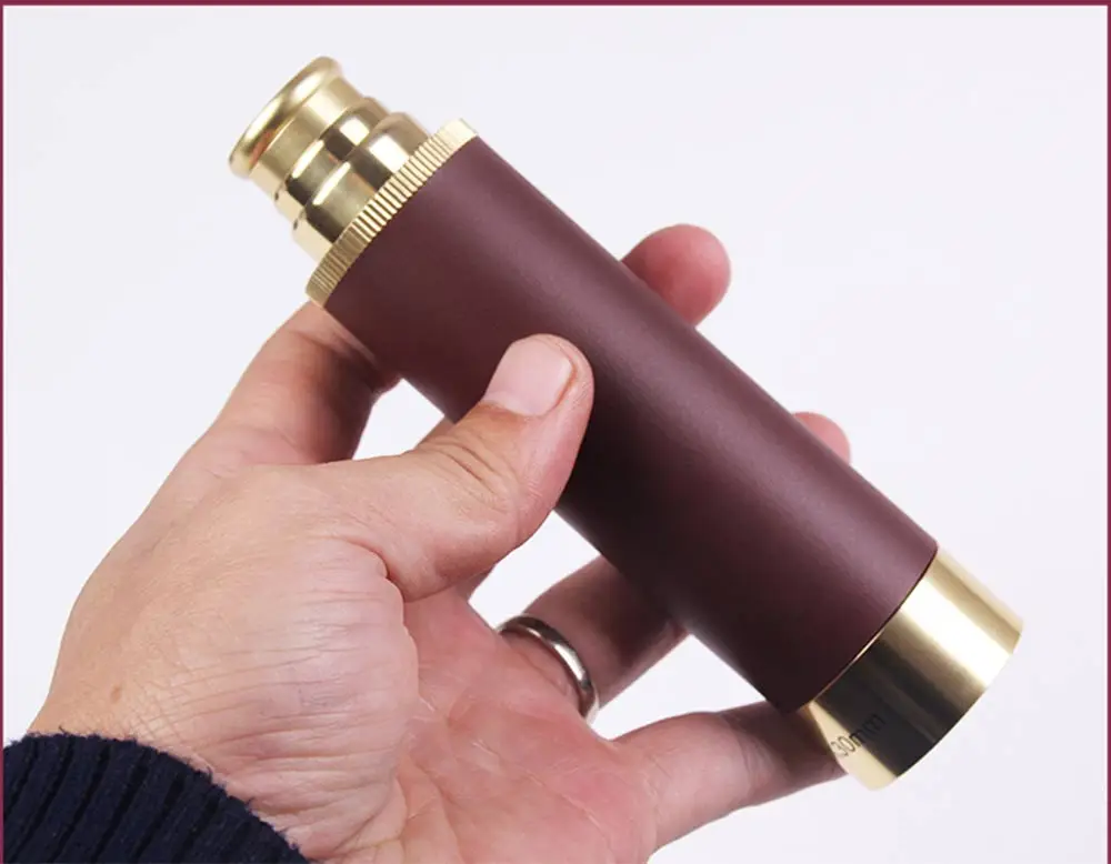 25x30 масштабируемый пират Монокуляр Телескоп Мини Портативный ретро Spyglass телескоп Охота путешествия Приключения телескоп детский подарок