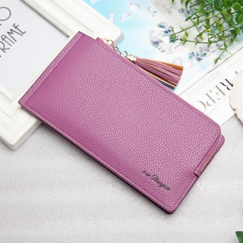 Оптовая продажа Женский держатель для кредитных карт из искусственной кожи