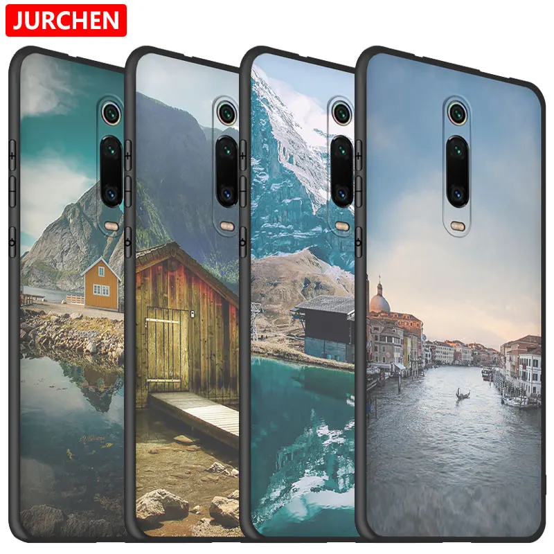 Мягкий силиконовый чехол JURCHEN для Xiaomi Mi 9T Pro Модный из ТПУ с принтом Redmi K20 Funda Xiomi |