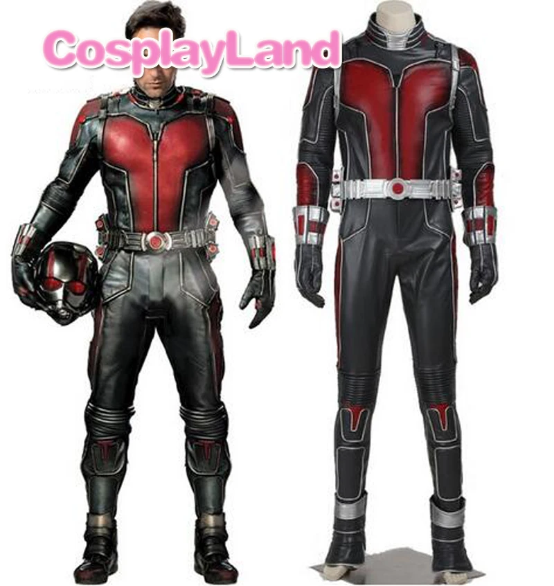 Муравей мужской костюм муравей Скотт Ланг косплей кожаный комбинезон Модные