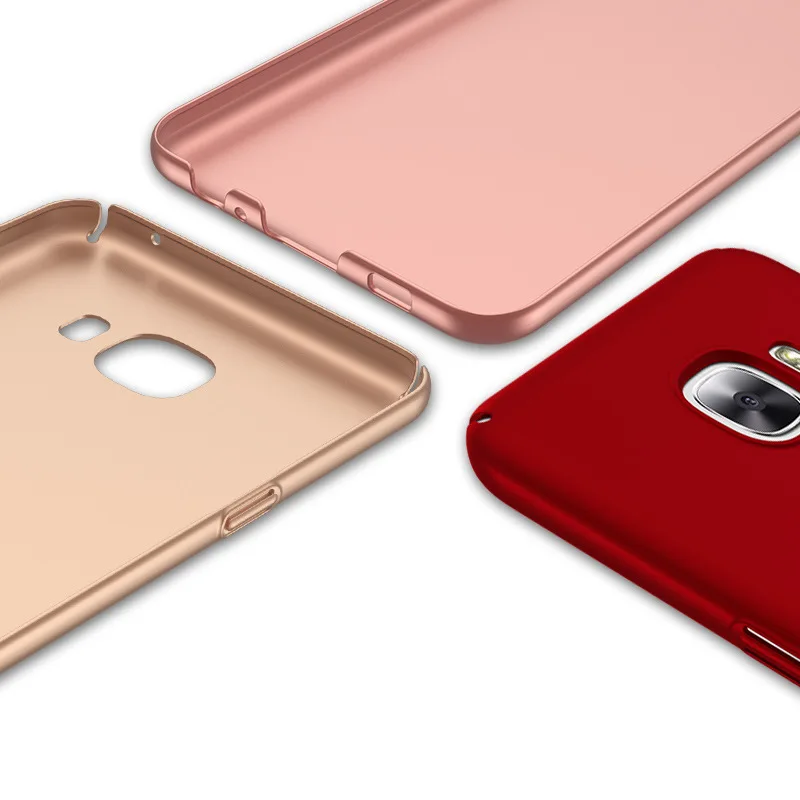Жесткий матовый чехол для Samsung Galaxy C5 C7 пластиковый роскошный с полным покрытием