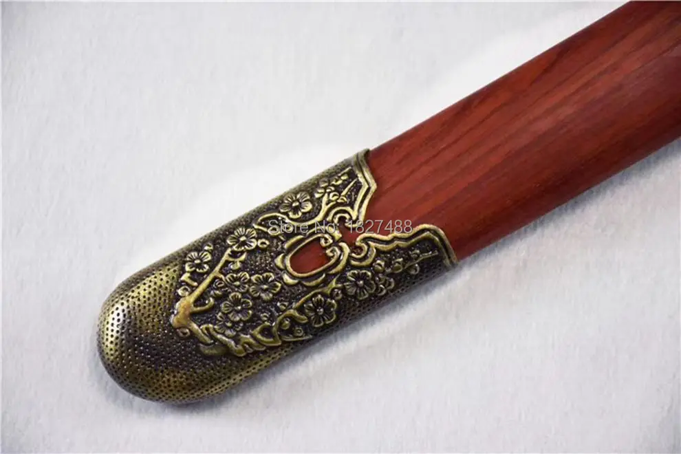 REDWOOD SAYA T1095 HIGH CARBON STEEL BLUE BLADE SHARP HANDMADE CHINESE MEI HUA SWORD QING DAO | Дом и сад