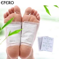 efero 50pcs detoxify toxins foot patches detox pads for feet spa health body care cleansing detox foot patch better sleep