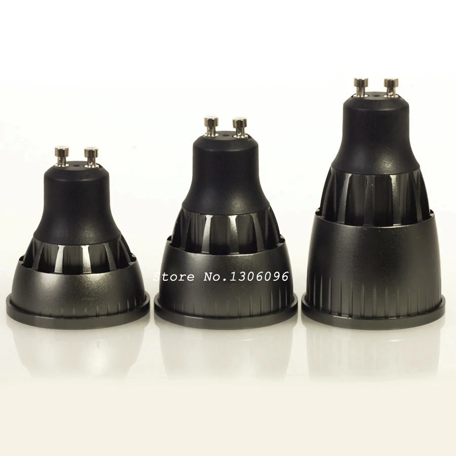 10 шт./лот GU10 пятно света 5 Вт 7 Вт 9 Вт COB LED High Яркость теплый белый/холодный белый свет лампы завод