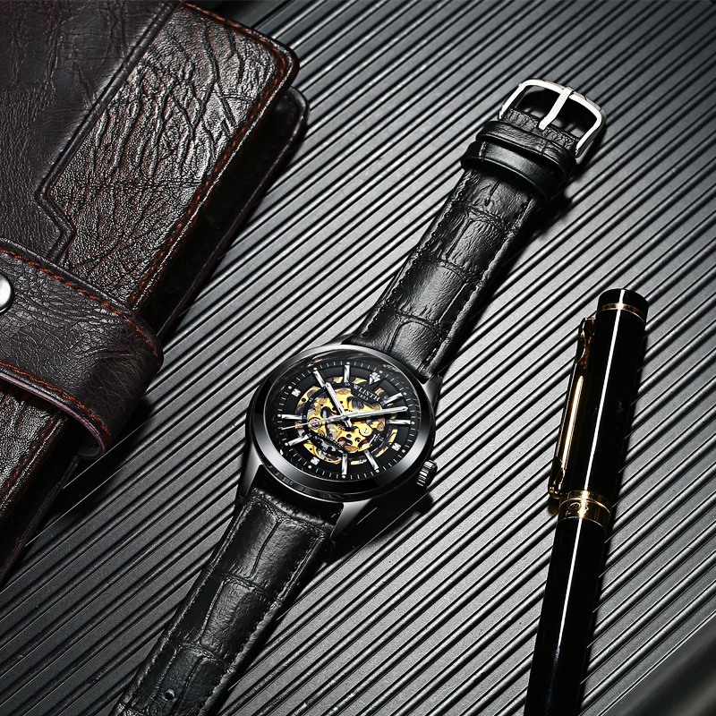 Relojes WLISTH Мужские автоматические механические Спортивные часы мужские роскошные