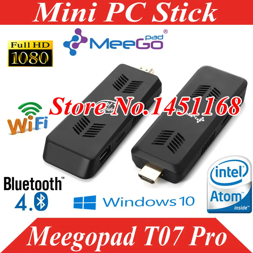 Мини ПК MeeGopad T07 Pro 4 + 32 ГБ 2 дюйма Wi Fi Bluetooth|meegopad t07|pc stick intelpc |