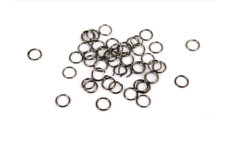 1pack 3/4/5/6/7/8/10mm Metal DIY Jewelry Findings Open Single Loops Jump Rings for Jewelry Making Accessories
