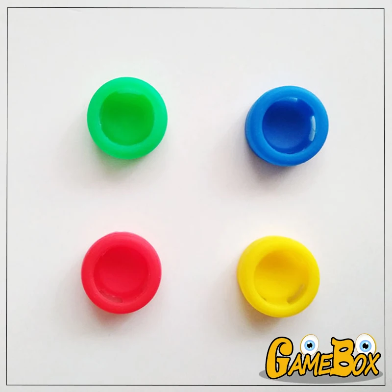 10 компл./лот NS Switch Joy Con 3D аналоговые колпачки (набор из 4 шт.) Силиконовые цветные