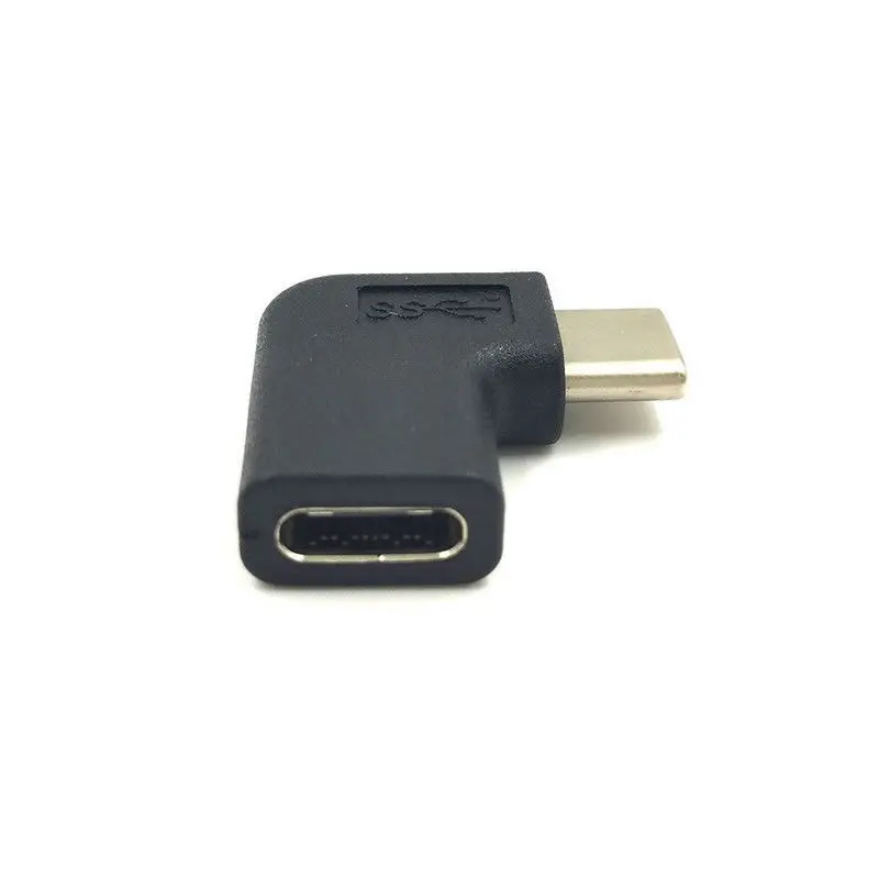 USB 3 1 Тип C папа к женскому адаптер конвертер 90 градусов правый угол разъем для