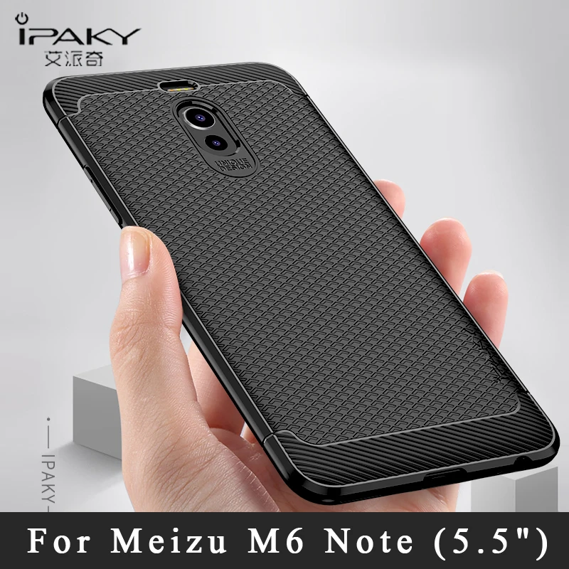 IPaky чехол для Meizu M6 роскошный противоударный Coque Note силиконовый нескользящий