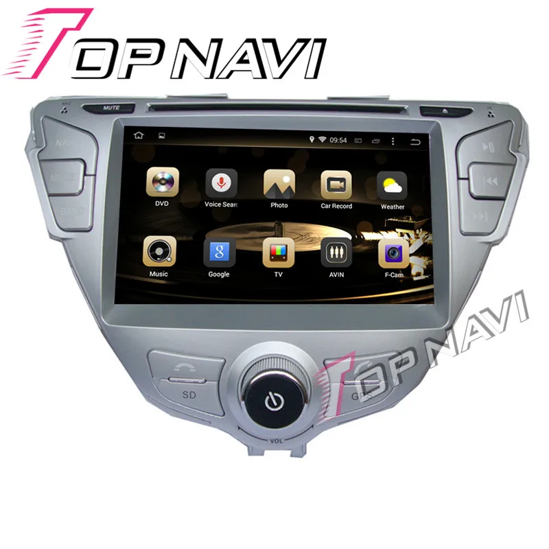 Topnavi 7 ''Восьмиядерный Android 8 0 Автомобильный GPS навигатор для HYUNDAI ELANTRA / MD 2011