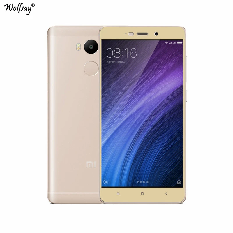 

Стекло Wolfsay для Xiaomi Redmi 4, 2 шт., защита экрана, закаленное стекло для Xiaomi Redmi 4, защитная пленка против царапин 5,0 дюйма