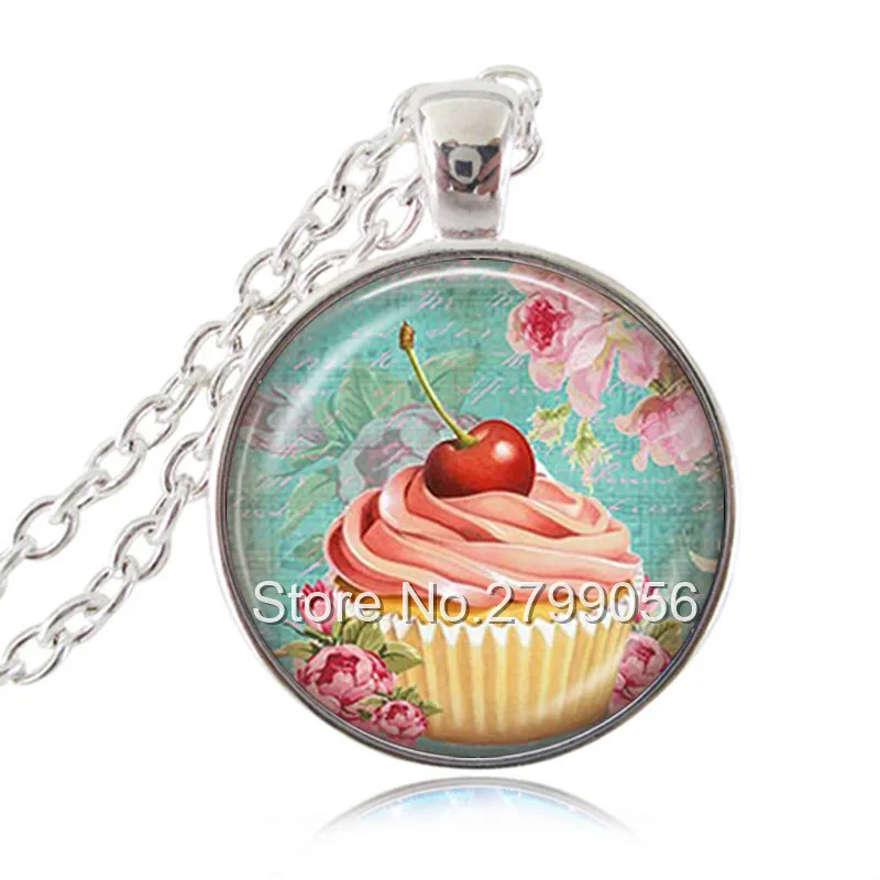Милая подвеска с кексом маленький леденец кулон сладкий десерт художественное