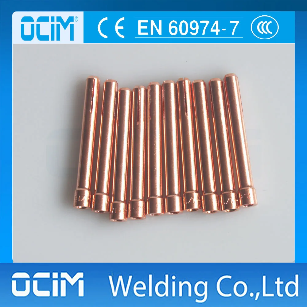 10 шт. 10N23 10N24 10N25 Tig Collet запчасти расходные материалы для SR WP 17 18 26 сварочный фонарь |