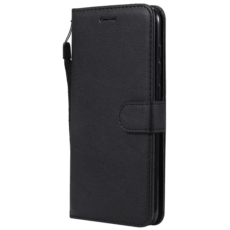 Чехол Y7 2019 чехол для Huawei флип кошелек задняя крышка из искусственной кожи
