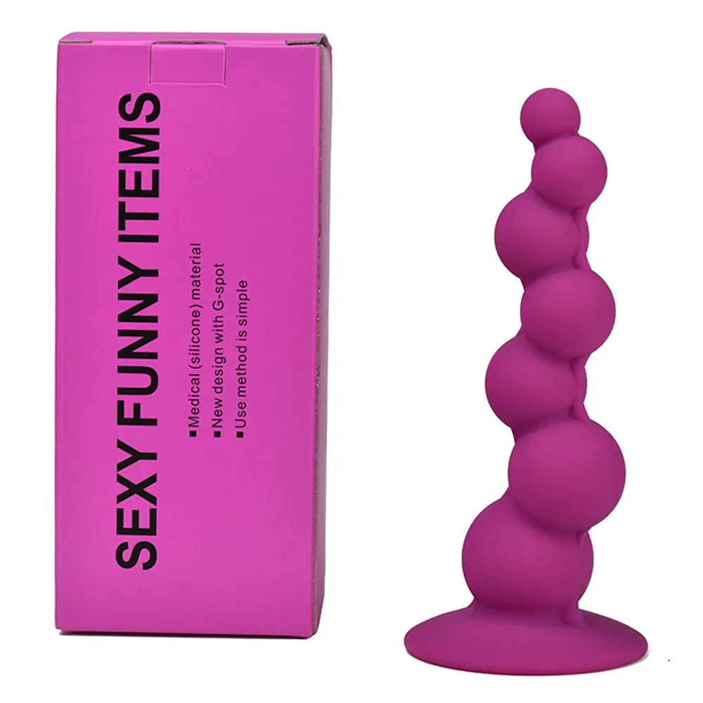 Anal Beads Sex Toys For Men Silicone Plug Stimulator G-spot Massager Erotic Couple waterproof #4N |