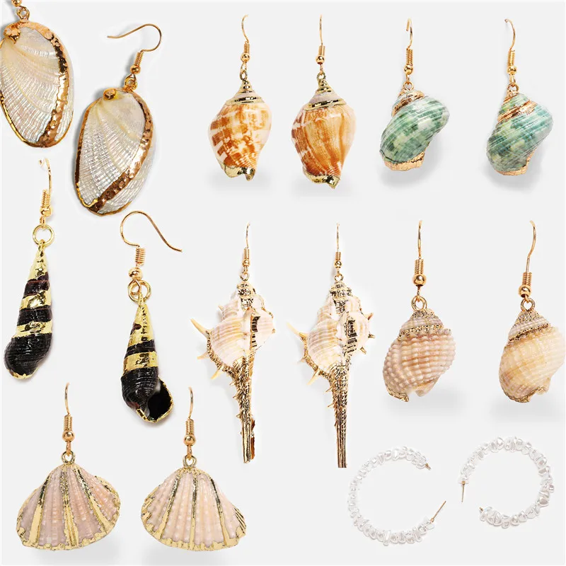 AY ZA трендовые серьги с имитацией жемчуга для женщин девочек Boho черный зеленый