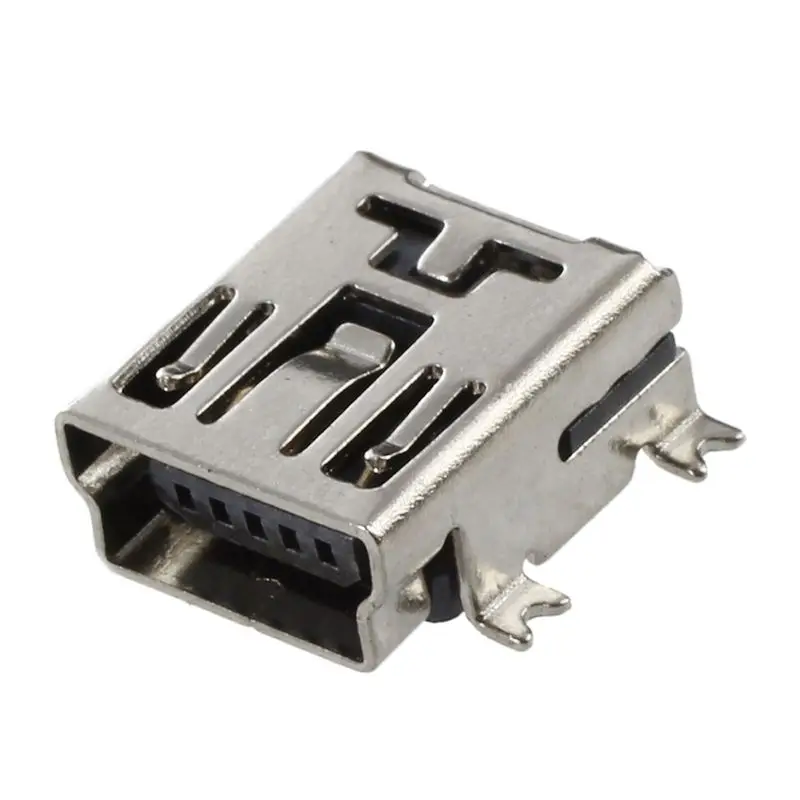Замена мини Тип USB B Женский 5 Pin держатель для печатной платы Джек Зарядное