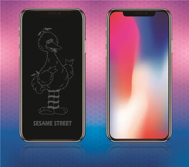 13 Sailor Moon One Piece Sesame Street Totoro Pattern For iPhone X XR XS Max 3D Full Screen Protector Tempered Glass - Цвет: 13