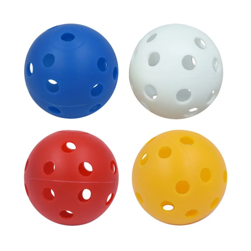 20 шт./лот 41 мм Обучающие приспособления для игры в гольф Палочки leball шары воздушный поток полые с отверстием мячи для гольфа на открытом воздухе мячи для обучения игре в гольф Палочки