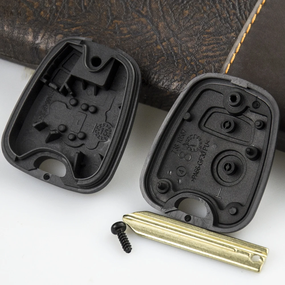 OkeyTech 2 кнопки с необработанным лезвием сменный корпус автомобильного ключа