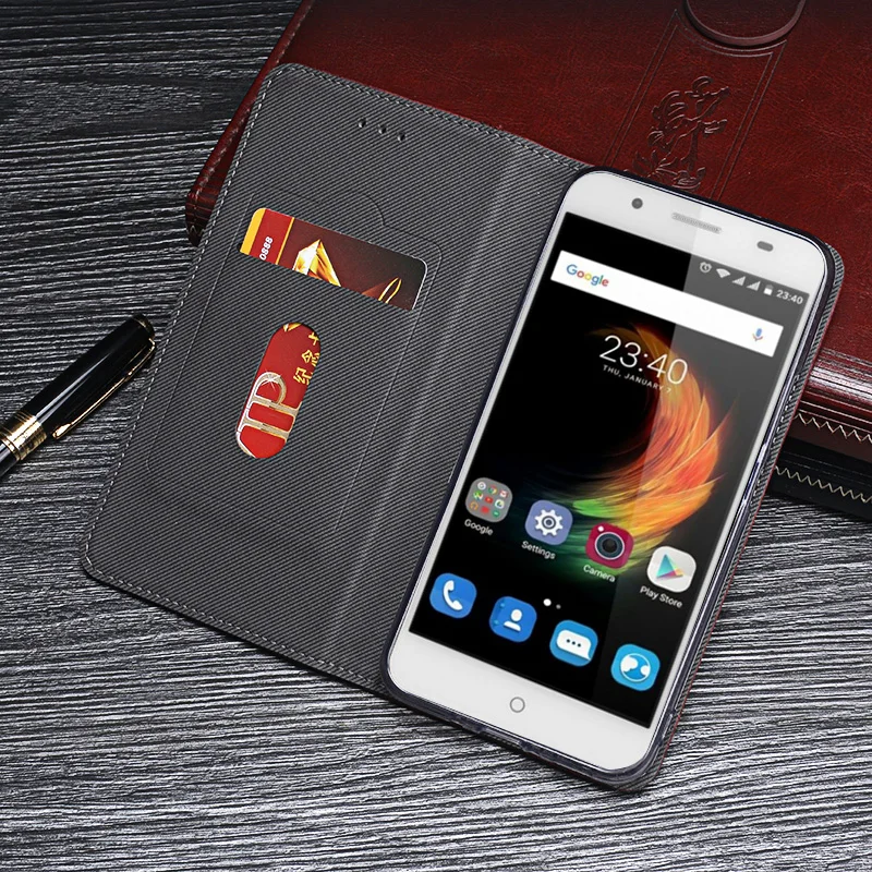 Кожаный защитный чехол-книжка iTien для ZTE Blade A610 Plus A0620 из ТПУ и силикона | Мобильные