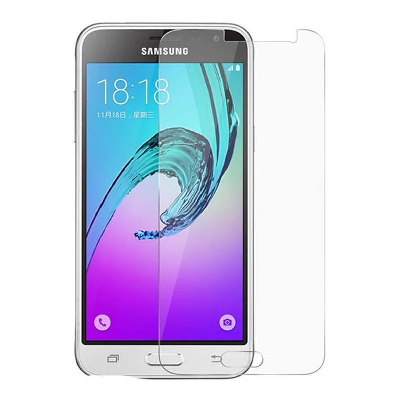 Для Samsung Galaxy J3 2016 Закаленное стекло протектор экрана для Передний экран J320