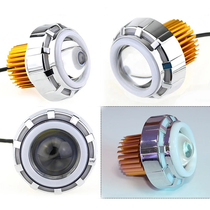 12v 15w мотоциклетный головной светильник светодиодный лампочка 6500K 1800LM мото