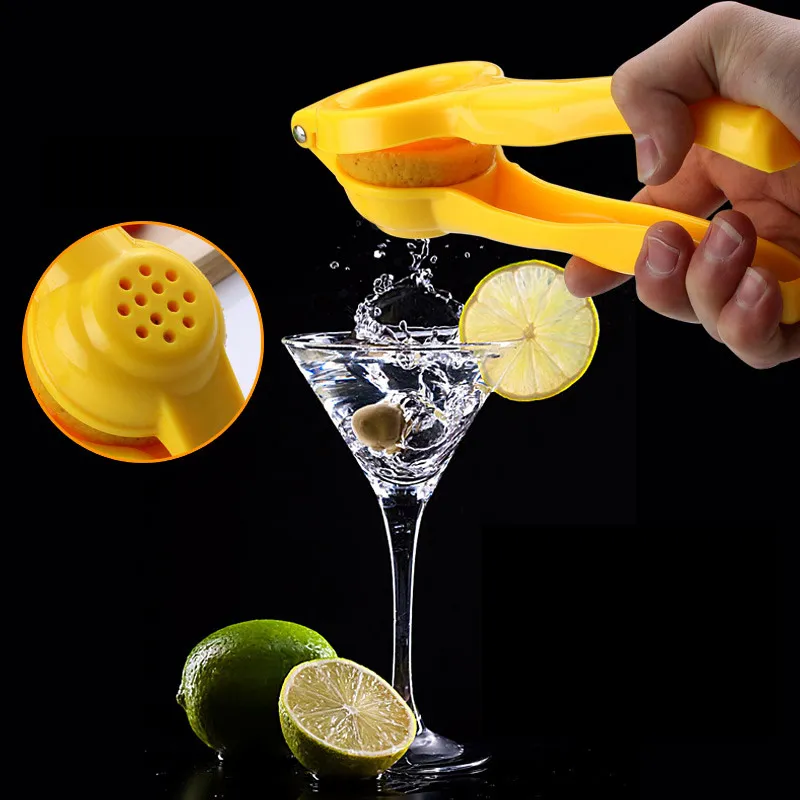1 шт Пластиковые полезный пресс для выжимки лимона Ручной Ручная Соковыжималка