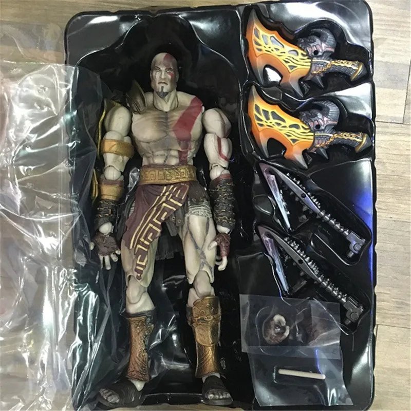 Квадратная игрушечная фигурка Fenix Play KAI God of War Kratos ПВХ 23 см 9,0" Аниме игра игрушка подарок для друзей Коллекционная модель куклы