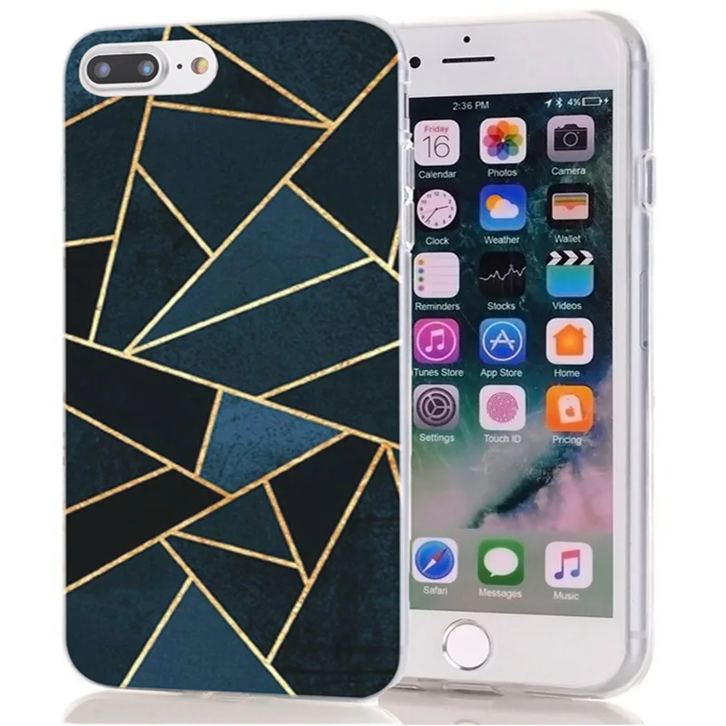 ТПУ Роскошный для iPhone 6 6plus Мягкий чехол дизайн мрамор алмаз 7 8 Plus X XS XR Max Телефон
