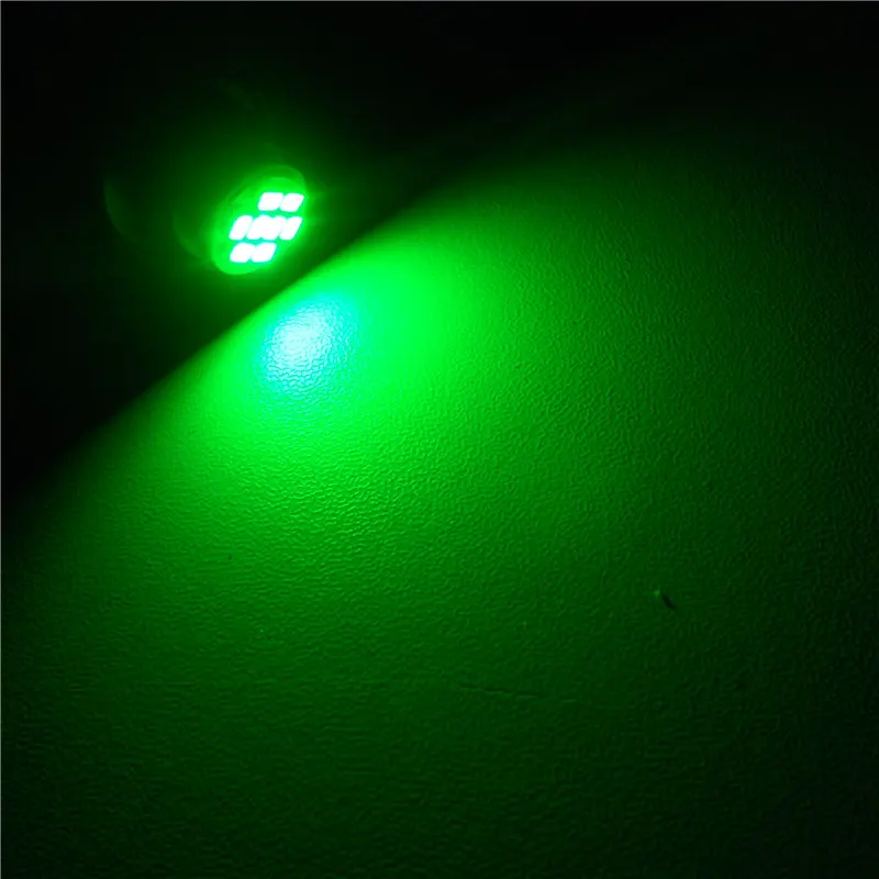 Автомобильная светодиодная лампа T10(8*1206 SMD) W5W W2.1X9.5d 12 В|12v car led lamp|led green 12vreading light for |