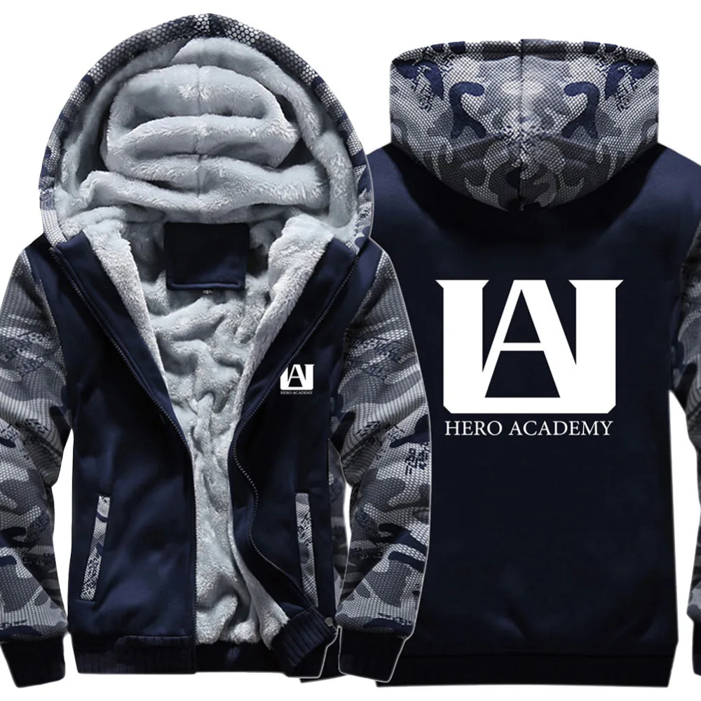 

My Hero Academy Academic Justice All Mighty Coat Thick Mens Outwear Adult Men Casual Sweatshirt Hoodies Jacket