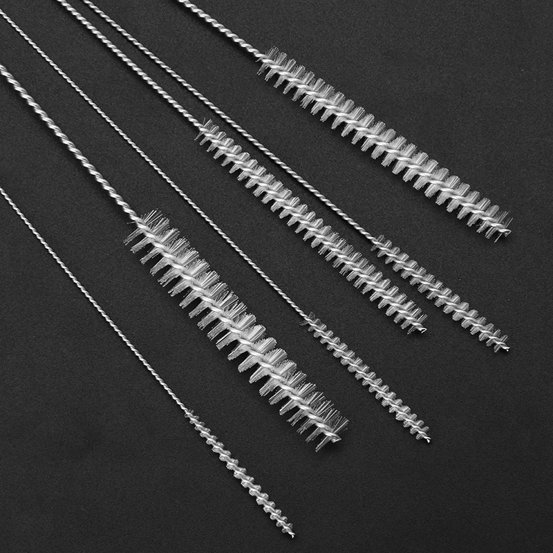 10 шт./лот игольчатая щетка из нержавеющей стали набор кистей для чистки