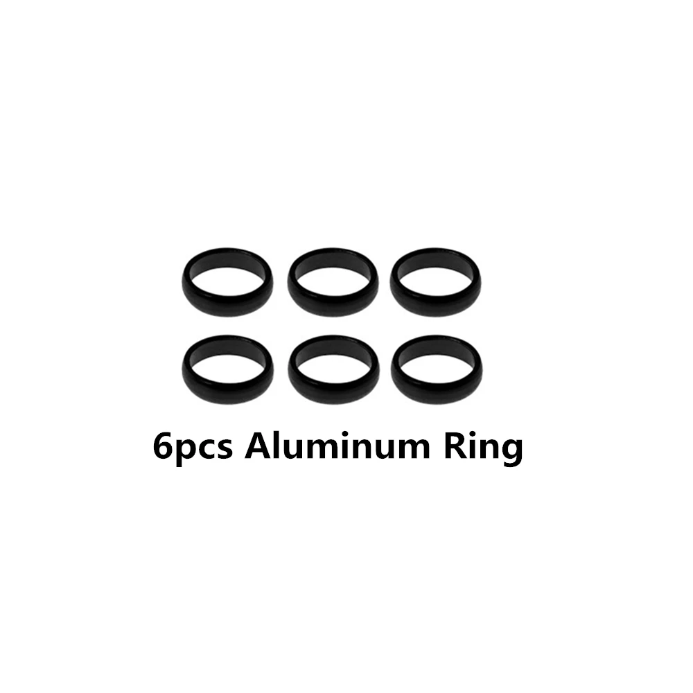 6pcs blcak ring Cavalier 6/100 шт Профессиональные Дартс кольцо для нейлона древки для Дартса уплотнительное кольцо стальные аксессуары для игры в дартс синий красный черный фиолетовый серебро - Цвет: 6pcs blcak ring