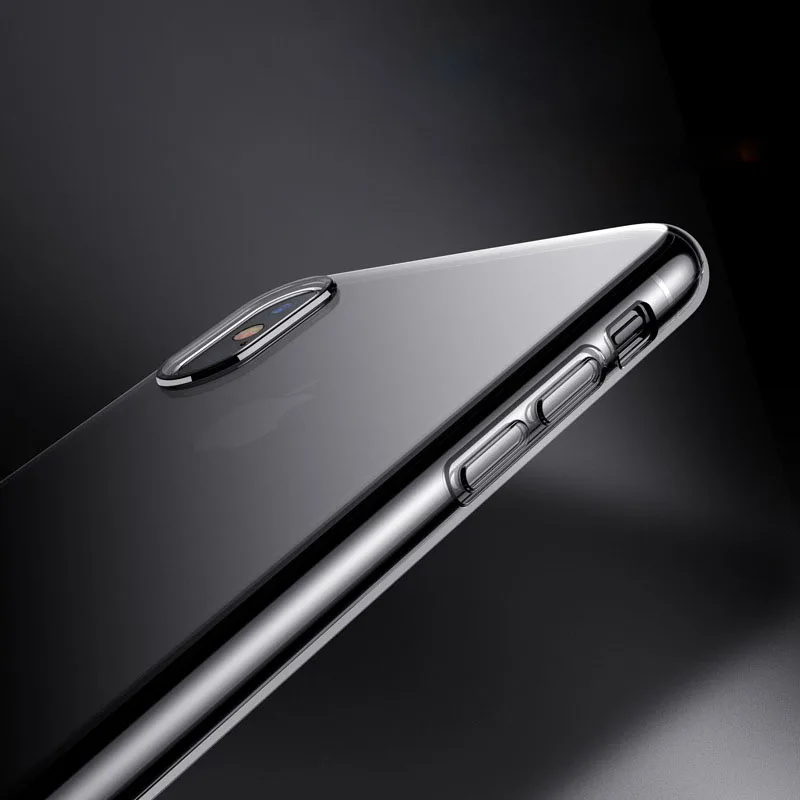 New TPU Transparent Soft Silica Mobile Phone Back Cover Protective Shell for iPhone 56 plus 7 8 x |