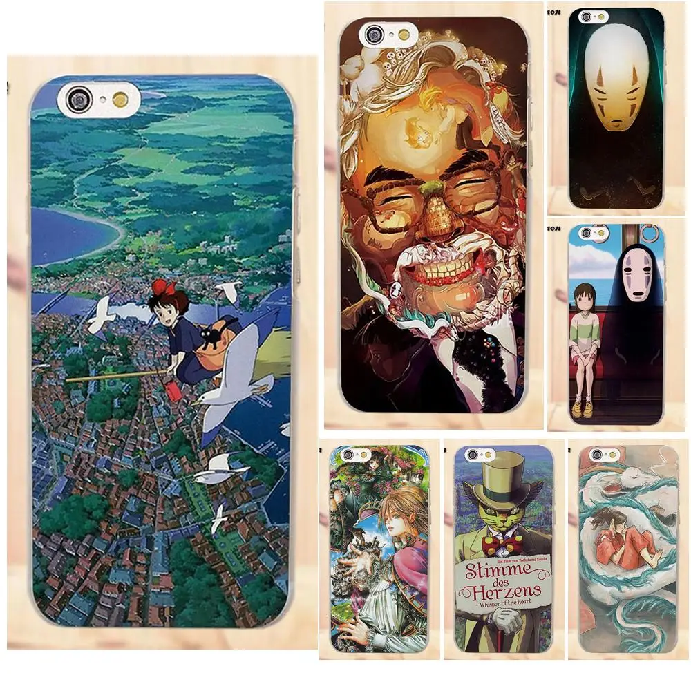 Студия Ghibli Аниме унесенная в спираль для Huawei G7 G8 Honor 5A 5C 5X 6 6X 7 8 V8 Mate 9 P7 P8 P9 P10 Lite Plus
