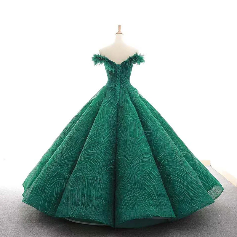 J66597 jancember evening dress 2019 off the shoulder lace up back ball gown floor length prom party dresses abiye gece elbisesi