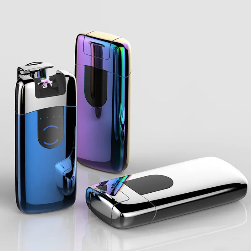 Новинка зажигалка Primo с двойной дугой USB перезаряжаемая Электронная со