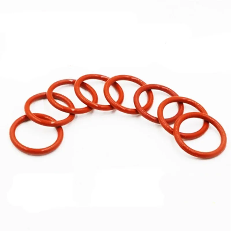 

1pcs Wire diameter 5mm red Silica gel waterproof ring Seal O-ring OD 185mm-230mm High temperature resistance