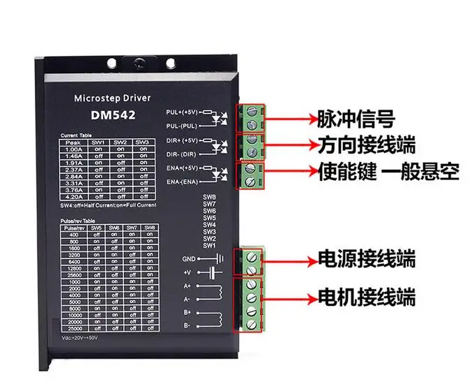 Шаговый Драйвер DM542 для двигателя 57 шаговый nemo 23 4A 32|stepper driver|driver for stepper motormotor driver |