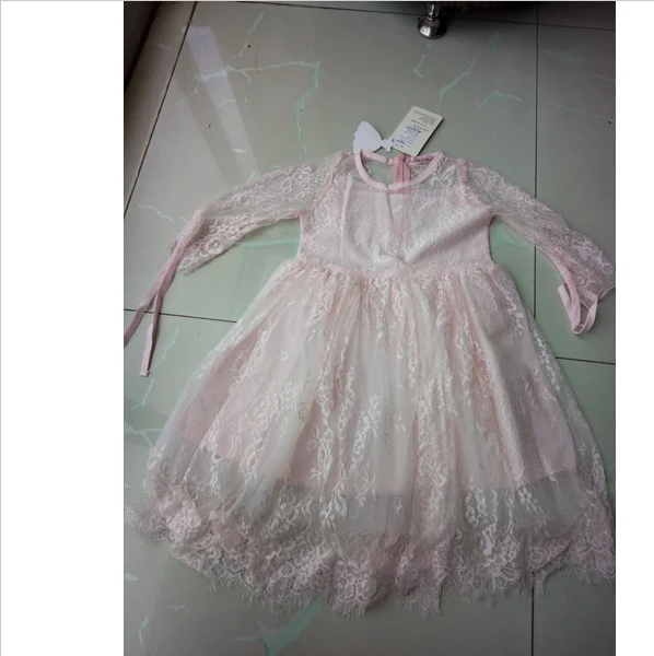 Princess 2017 Summer girls dress with sheer lace top tutu Korean style celebrity children kids clothes For Age 2-7T | Детская одежда и