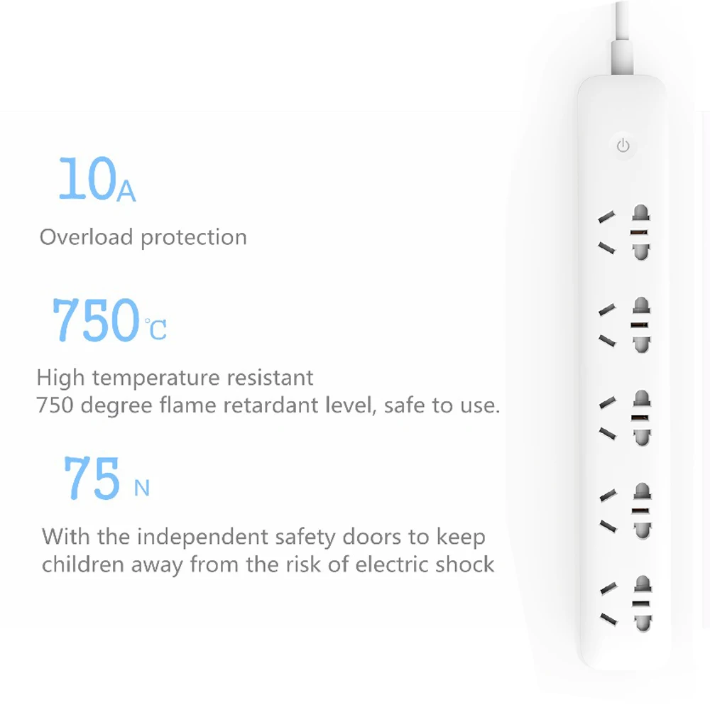 Xiaomi Qingmi Mi умный дом мощность полосы электрическая розетка Wi Fi приложение