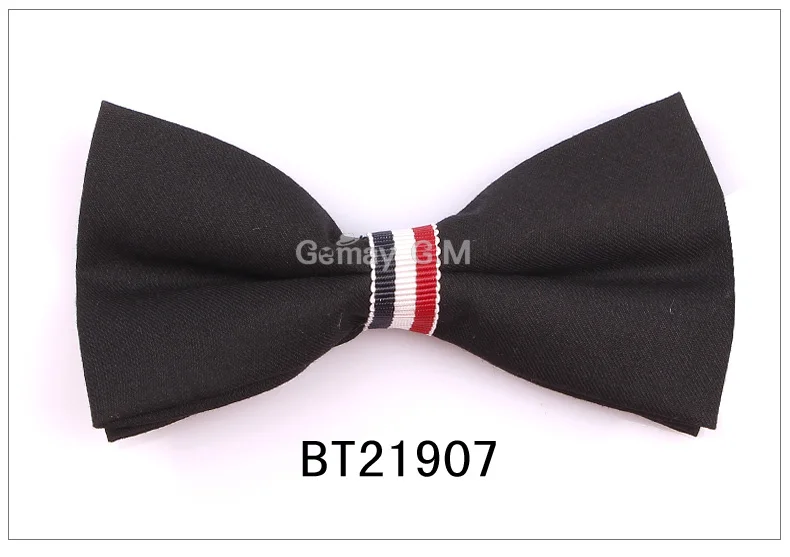 BT21907 5 см ширина мужские галстуки с бабочкой новые модные однотонные Галстуки Corbatas Gravata тонкий галстук для костюма шеи галстук и галстук-бабочка Наборы для мужчин - Цвет: BT21907